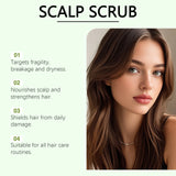 Tea Tree Scalp Scrub Anti-Dandruff Oil Control Refreshing Fluffy Anti-Breakage Soothing Nourishing Hair Deep Cleansing Shampoo