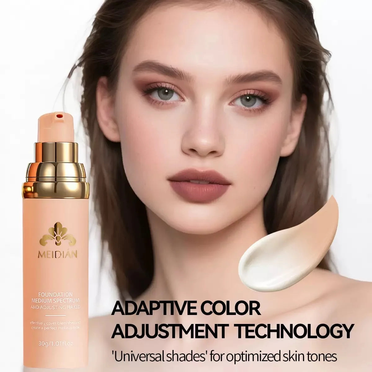 4-in-1 Foundation Magic Color Changing Foundation Liquid Soft Matte Long Lasting Hydrating Makeup Base maquiagem Spf 50