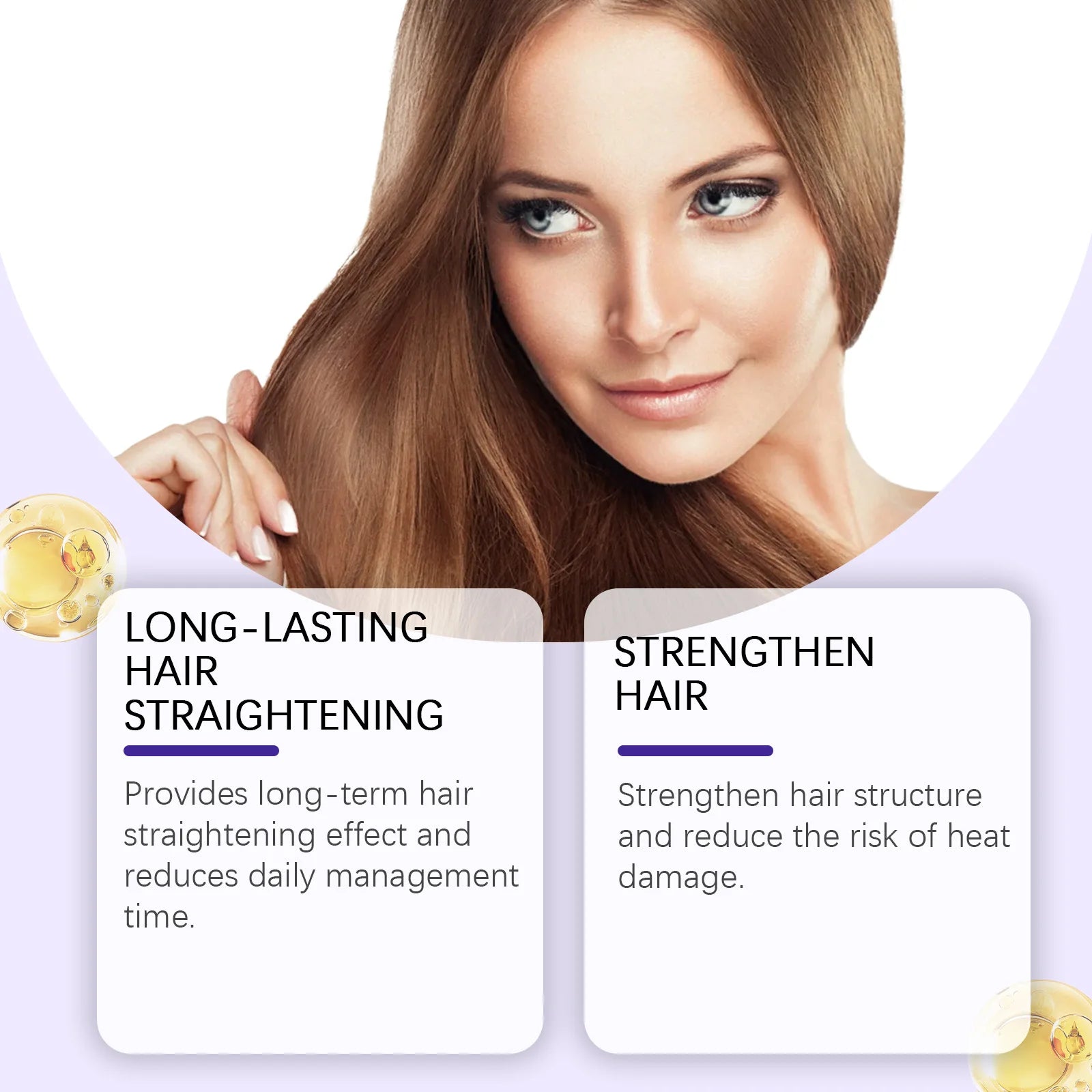 Anti Frizz Straightening Hair Cream Deeply Nourish Improve Dry Split Ends Reduce Breakage Smooth Conditioner Keratin Hair Mask