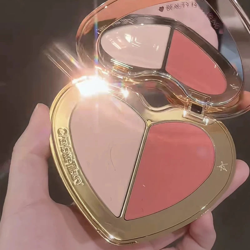 Charlotte Tilbury CT Blush Set Blush Liquid Blush Cushion Pen Two-color Highlights Solid Lip Gloss Natural Smooth and Not Sticky