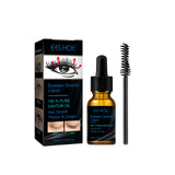 Castor Oil Eyelash Growth Serum for Men Women Thicker Eyelashes Nourishing Hair Follicles Natural Strengthen Lash Growth Serum