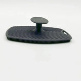 Exfoliating Silicone Brush Cleanser No Slip Handle Body Scrubber Cleans and Massages Skin Bathroom Accessories Bath Brush