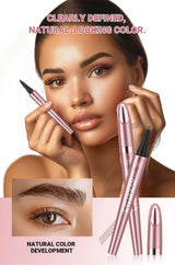 Four Claw Liquid Eyebrow Pen Waterproof Sweatproof Long Lasting 3D Wild Brow Microblading Makeup for Beginners