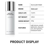 Milk Glow Toner Brightening Skin Powerfully Moisturizes Relieve Dry And Tired Skin Locks In Moisture Beauty Skin Care 100ML
