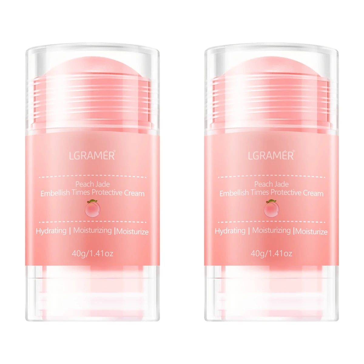 LGRAMER Peach Hand and Foot Cream Deeply Moisturizes and Nourishes the Skin of the Feet, Gentle and Non-Irritating / Anti-Crack