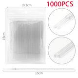 500/1000PCS Crystal Colorful Eyelash Cleaning Micro Brush Beauty Makeup Remover Tool Wholesaler