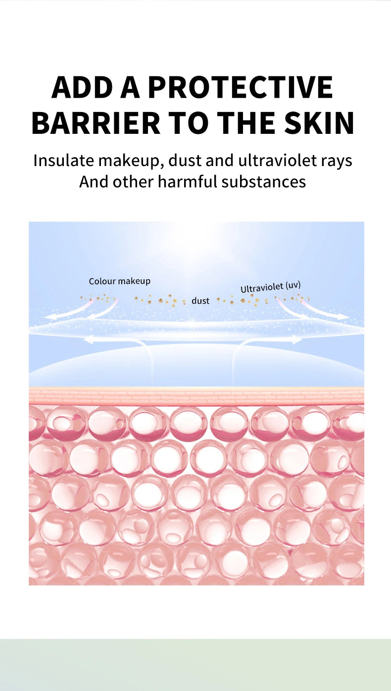 Three Color Mixed Isolation Cream, Normal Color Primer, Moisturizing Concealer, Natural Makeup Effect