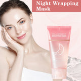 Hydrating Face Mask  Reduces Sagging Collagen Overnight Firming Mask for Elasticity Dullness Wrapping Peel-Off Mask Skincare