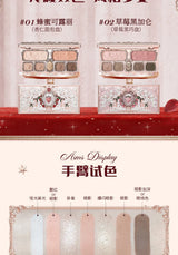 Flower knows Strawberry Cupid Collection Facial Complexion Palette Blush Eyeshadow Highlighter Flower Know Face Bronzer Palette