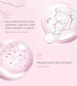 40pcs Face Skin Care Set Cherry Blossom Essence Moisturizing Cream & Collagen Eye Cream & Face Toner & Cleanser Portable Kit