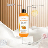 Persimmon Body Wash Gel Gentle Cleansing Moisturizing Skin Exfoliating Shower Gel Smooth Soft Body Odor Remover Bath Products