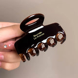 Red Acetate Hair Crabs 5.5cm Long Hair Clips for Girls And Women Korean Fashion Tie up Hair Accessories