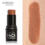 Focallure 4 Colors Highlighter Stick Silky Texture Face Contour Stick Natural Illuminate Makeup Bronzer Highlight Shaded Bar