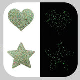 Sexy Nipple Pasties Invisible Disposable Breast Patch Clover Luminous Glitter Breast Lift Tape Chest Stickers Bara Nipple Covers