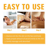 AHA Body Whitening Serum Moisturizing Spots Eraser Corrector Shrink Pore Repair Lighten Body Face Skin Care Hydrating Face Serum
