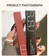 TX010 Thin Tube Matte Lipstick Waterproof Sweatproof Long-Lasting Makeup Resistant Dual Use on Lips And Cheeks