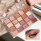 20-Color Eyeshadow Palette with Glitter, Shimmer, and Matte Finishes – Instagram Makeup Palette