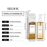 Centella Asiatica Cleansing Oil Makeup Remover Refreshing Clean Pores Oil Control Hydration Gentle Soothing Cleanser Facial Care