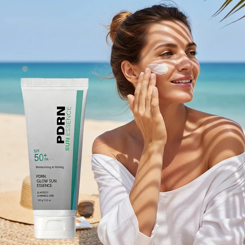 PDRN Peptide Intensive Lifting Serum Set Sun Essence With Collagen PDRN Peptide Complex Skin Tightening Firming Ampoule Essence