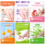 6packs Exfoliating Foot Mask Feet Peeling Mask Spa Socks Smooth Dead Skin Remover Moisturizing Foot Mask