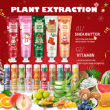 Christmas Gift Set Distribution 120PCS/Box in Bulk, Lip Balm in Bulk, Hand Cream in Bulk, Christmas Cards, Gift Gauze Bags