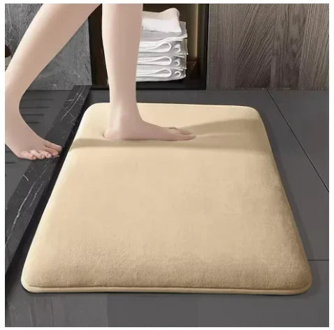Absorbent Floor Mat Non Slip Bath Mat Anti Slip Coral Velvet Bathroom Floor Mat Door Mat Home Decoration