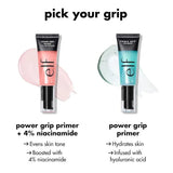 Elf Halo Glow Foundation & Power Grip Primer Hydrating Base Natural Luminous Makeup Base for All Skin Types Daily Cosmetic Uses