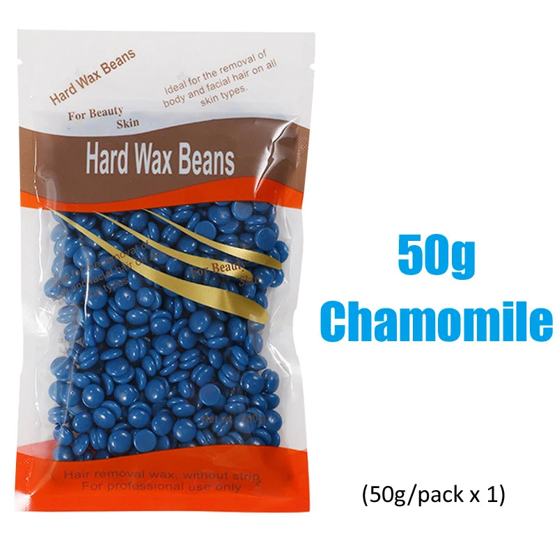 500g/200g/50g Hard Wax Beans for Hair Removal Body European Brazilian Pearl for Wax Warmer Waxing Beans for Wax Heater Machine