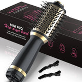 Hair Dryer Brush in One, 4in1 Hair Dryer Brush Hair Dryer with Oval Bucket, Mini Hot Air Brush for All Hair Types, Suitable Gift