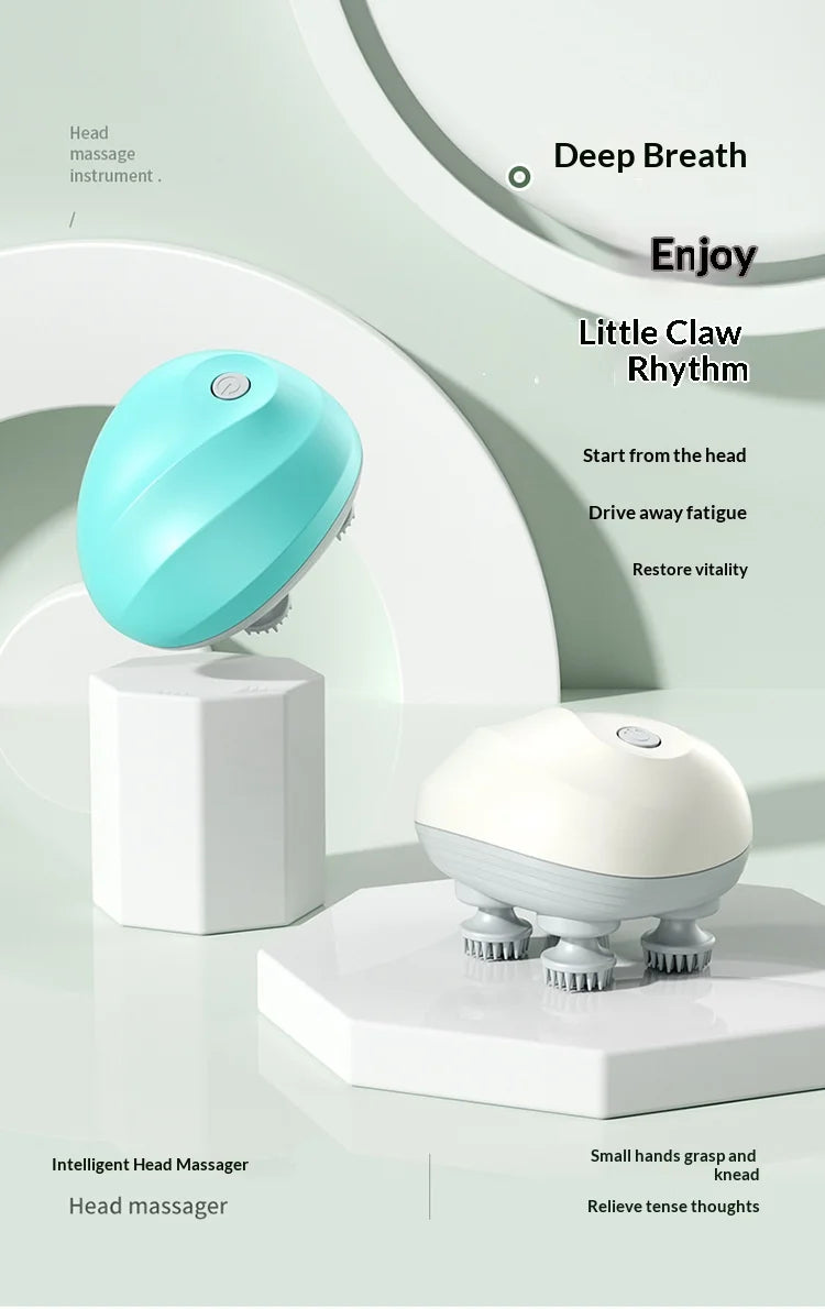 Deep Scalp Massager Head Cleaning Massager Also Suitable for Pets Electric Massage Tool Washable and Portable