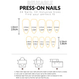 24PCS Almond Press on Nails Medium Fake Nails with Pink Bow Designs Glue on Nails Glossy Acrylic False Nails As Women Girls Fift