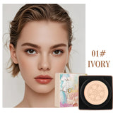 O'CHEAL Mushroom Cushion CC Cream Face Airy Coverage Long-lasting Moisturizing Waterproof Oil Control Concealer BB Cream Makeup