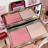 Charlotte Tilbury Peachy Blush For Cheeks Easy To Blend&Eyeshadow Contour Palette To Enhance Facial Features And Add Dimension