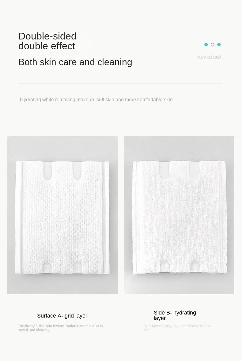 Disposable Double-sided Makeup And Makeup Removal Cotton Pads For Cleaning And Wet Application Of Facial Bags, Portable(240pcs)