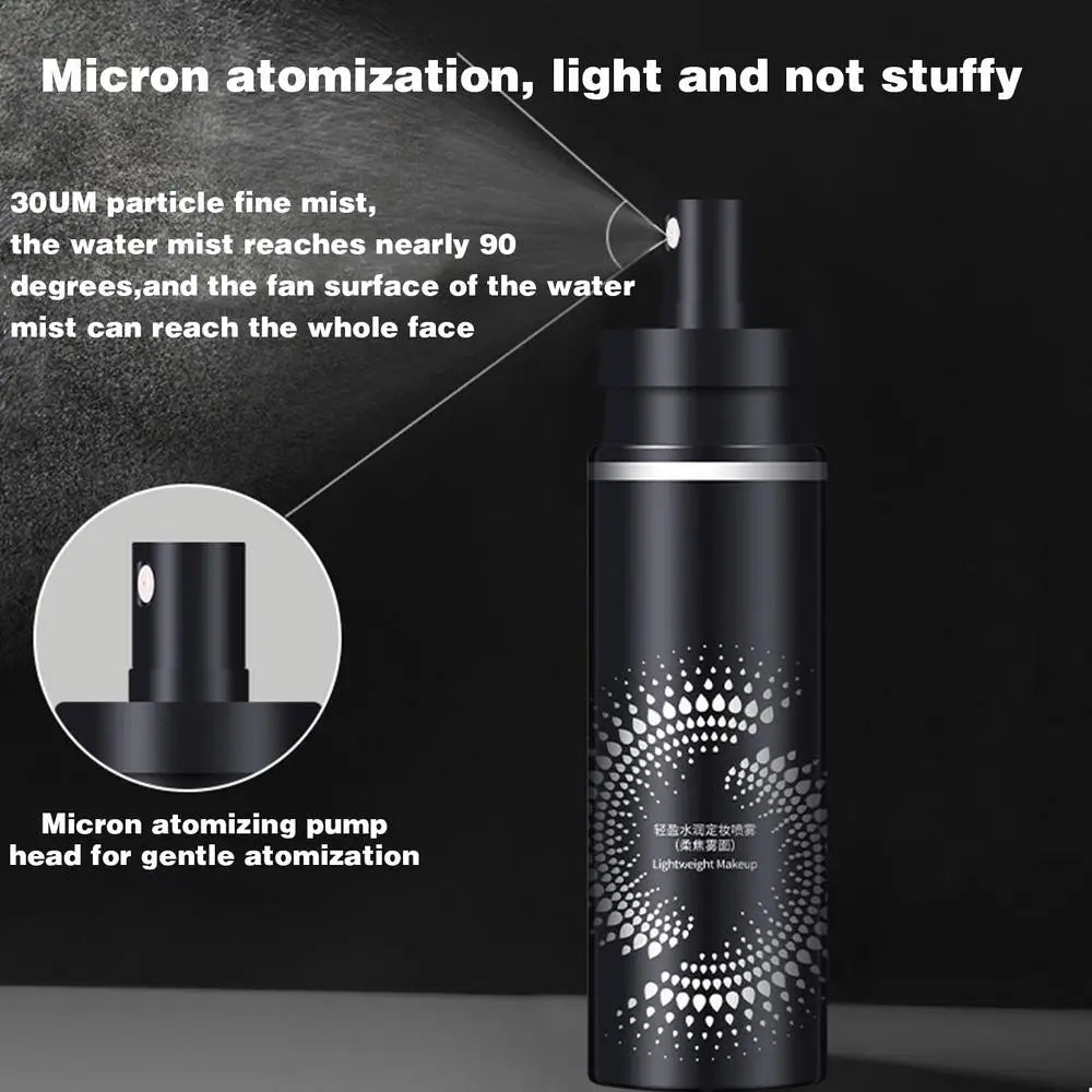 Facial Setting Spray 100ml Oil Control Setting Mist Spray For Women Natural Finish Setting Spray For Summer Makeup Cosmetics For