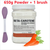 650g Chamomile Hyaluronic Acid Facial Moisturizing Mask Powder with Silicone Brush Increasing Skin Elasticity Rose Jelly Mask