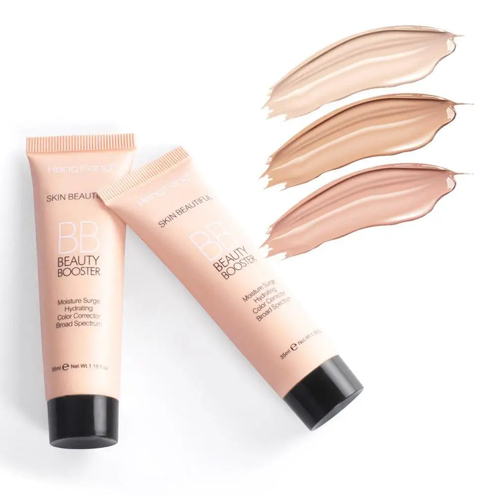 Natural Hydrating BB Cream Full-Coverage Foundation & Concealer, Color Correcting Tinted Moisturizer Cream Even Skin Tone Makeup