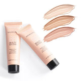 Natural Hydrating BB Cream Full-Coverage Foundation & Concealer, Color Correcting Tinted Moisturizer Cream Even Skin Tone Makeup