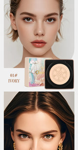 O'CHEAL Mushroom Cushion CC Cream Face Airy Coverage Long-lasting Moisturizing Waterproof Oil Control Concealer BB Cream Makeup