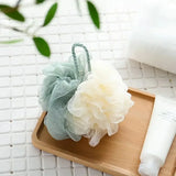 Soft Shower Mesh Foaming Sponge Exfoliating Body Scrub Back Brush Bath Bubble Ball Skin Care Accessory for Gentle Cleaning