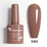 Venalisa HEMA TPO FREE Nail Gel Polish Glitter Gorgeous Full Coverage Soak Off UV LED French Nail Jelly Pink Nude Collection