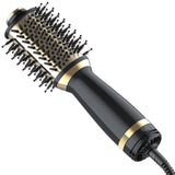 Hair Dryer Brush in One, 4in1 Hair Dryer Brush Hair Dryer with Oval Bucket, Mini Hot Air Brush for All Hair Types, Suitable Gift