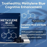 Methylene Blue Gummies 30 Count 5mg USP Grade High Purity Formula for Cognitive Clarity Cellular Energy Daily Wellness Support