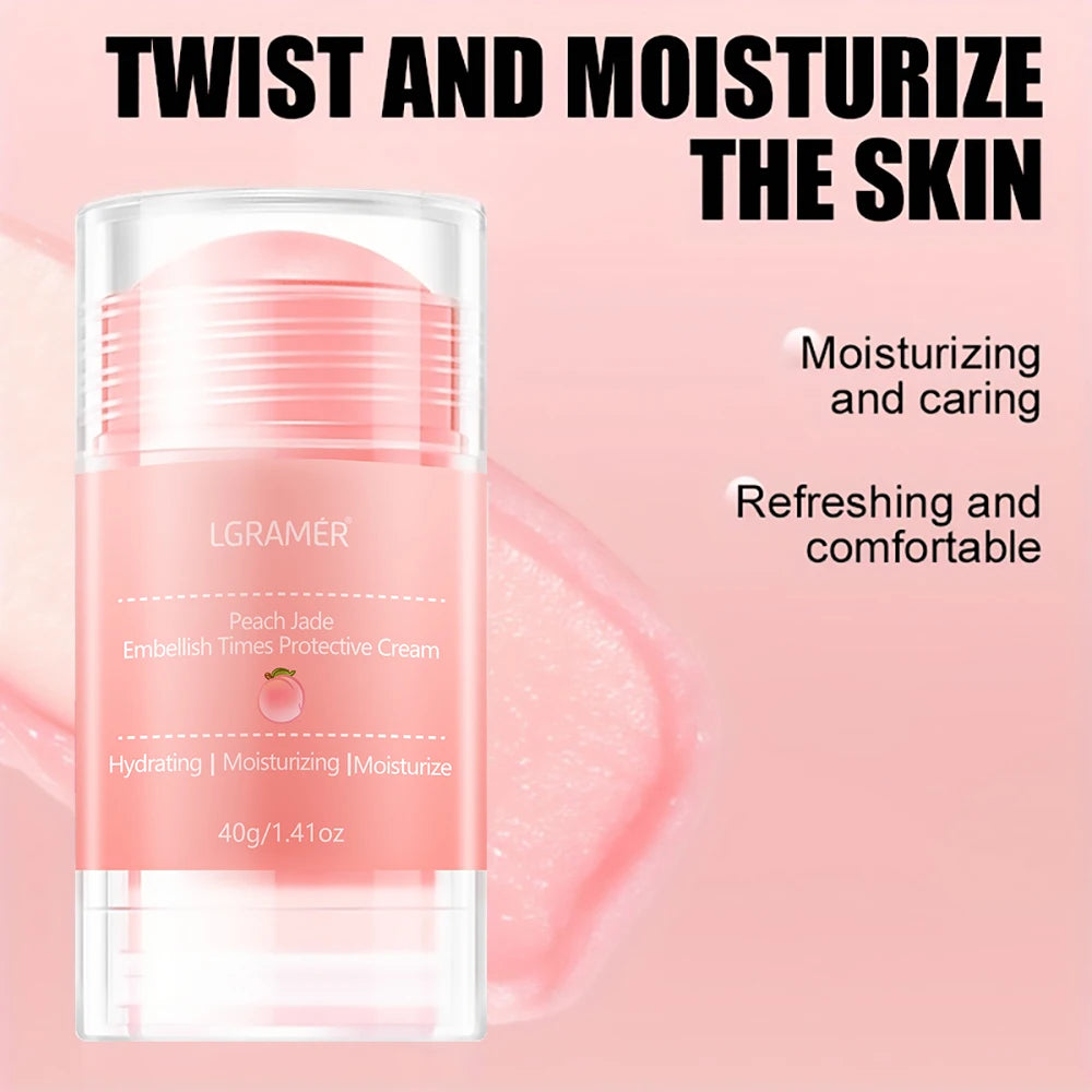 LGRAMER Peach Hand and Foot Cream Deeply Moisturizes and Nourishes the Skin of the Feet, Gentle and Non-Irritating / Anti-Crack
