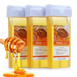 Hair Removal Wax Wax Refill Soft Wax Roller Cartridge For Roll on Waxing Kit Aloe Depilatory Rolling Wax For Sensitive Skin