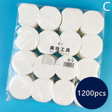 300/600/1200Pcs Pearl Pattern Makeup Remover Cotton Facial Cleaning Thick Cotton Pad Women Travel Makeup Remover For Dry Wet Use