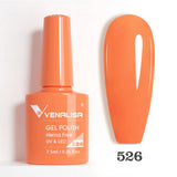 Venalisa HEMA TPO FREE Nail Gel Polish Glitter Gorgeous Full Coverage Soak Off UV LED French Nail Jelly Pink Nude Collection