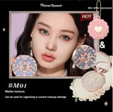 The Flower Knows Little Angel Collection Relief Highlight Face Powder Iluminador Makeup Contour Highlighter Palette 8g/0.3Fl.oz