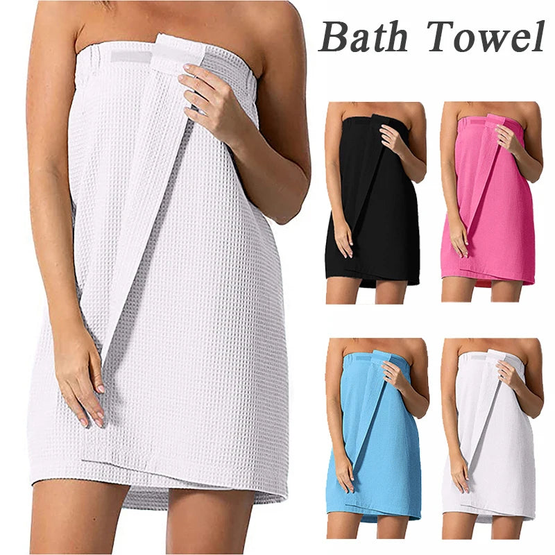 Women's Bath Towel Microfibre Women's Bath Skirt Quick-drying Chest Wipe Bathrobe Spa Gym Pool Travelling Bath Towel