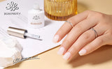 BORN PRETTY 10ml Milky Jelly White Gel Nail Polish Translucent Semi Permanent Soak Off UV LED Gel Varnish Manicure Nail Art